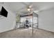 Bedroom features built-in bed with desk, a gamer chair and large window at 225 N Phippen Ave, Deland, FL 32724