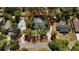 Aerial view of property highlighting the home, pool, and surrounding landscaping at 308 Tangerine St, Altamonte Springs, FL 32701