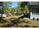 Large backyard offers ample space, mature trees, and green grass at 308 Tangerine St, Altamonte Springs, FL 32701