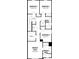 Detailed second floorplan featuring bedrooms, walk-in closet, linen closet, and owner's bath at 4228 Sadler Rd, Apopka, FL 32712