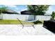 This backyard features a relaxing hammock on the patio, perfect for outdoor enjoyment at 4687 Fairy Tale Cir, Kissimmee, FL 34746
