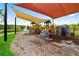 Community playground featuring climbing structures, slides, and sun shades at 820 Timber Isle Dr, Orlando, FL 32828