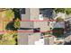 Overhead property line shot with a view of the yard and roof at 85 Carolwood Blvd, Fern Park, FL 32730