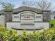 Stone community sign for Westridge Park featuring cascading water features at 11279 Amber Ridge Dr, Zellwood, FL 32798