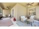 Covered patio with multiple seating areas and a view of the backyard, perfect for outdoor relaxation at 1155 Seburn Rd, Apopka, FL 32703