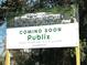 Coming Soon sign for Publix grocery store, indicating upcoming shopping convenience for the neighborhood at 1155 Seburn Rd, Apopka, FL 32703
