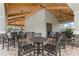 Relax in the outdoor pavilion offering ample seating, ceiling fans, and a charming brick-accented service area at 13536 Autumn Harvest Ave, Winter Garden, FL 34787