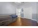 Bedroom featuring hard wood floors, overhead fan, and a spacious closet at 13722 Fox Glove St, Winter Garden, FL 34787