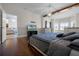 Spacious main bedroom with beautiful wood floors and easy access to other rooms in the house at 13722 Fox Glove St, Winter Garden, FL 34787