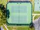 A top-down shot of two tennis courts at 13722 Fox Glove St, Winter Garden, FL 34787