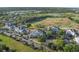 A stunning aerial view highlights this property, complete with a swimming pool, parking area, and nearby golf course at 1598 Heritage Crossing Ct # 302, Reunion, FL 34747