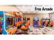 A free arcade featuring a variety of video game machines at 1639 Lima W Ave, Kissimmee, FL 34747