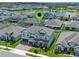 Aerial view of the property showcasing its desirable location near a lake at 2011 Soaring Oak Way, Winter Park, FL 32792