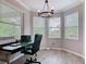 Office space featuring a bay window and lots of natural light, perfect for a productive work environment at 231 Cherokee Hill Ct, Deland, FL 32724