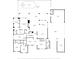 Detailed floor plan showcasing the layout of the house, including room dimensions and key features at 25813 Feather Ridge Ln, Sorrento, FL 32776