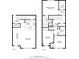 Floor plan showing layout of first and second floor of the property at 2694 Giardino Loop, Kissimmee, FL 34741