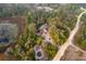 Aerial view of home and swimming pool next to the marsh at 38851 Forest Dr, Eustis, FL 32736