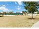 Well-maintained community volleyball court next to grassy area and a calm lake view at 12805 Charmed Dr, Winter Garden, FL 34787