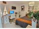 Bedroom with a desk setup and a view at 1309 Rebecca Dr, Haines City, FL 33844