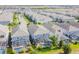 Overview of a community featuring residences with private, screened-in pools and uniform landscaping at 1628 Moon Valley Dr, Davenport, FL 33896