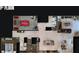 First floor floorplan featuring a kitchen, dining room, living room, game room, and bedrooms at 1628 Moon Valley Dr, Davenport, FL 33896