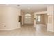 Inviting foyer boasting tile floors, neutral walls, and an arched entryway for elegant transition to rooms at 19261 Quarterly Pkwy, Orlando, FL 32833