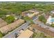 Community aerial view showcasing lush greenery, a pool and surrounding buildings at 200 St Andrews Blvd # 512, Winter Park, FL 32792