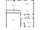 First floor plan showing layout of living room, dining area, kitchen, bathroom, bedroom, foyer and garage at 2383 Regency Park Dr, Deland, FL 32724