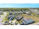 Aerial shot of the community showcasing spacious lots, well-maintained lawns and modern homes at 2837 Darlington Oak Ln, Ocoee, FL 34761