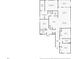 Floorplan showing layout of a one-story home at 2837 Darlington Oak Ln, Ocoee, FL 34761