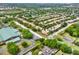 Aerial view of a well-planned community with beautiful homes, tree-lined streets, and community buildings at 2843 Maria Isabel Ave, Ocoee, FL 34761