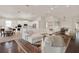 Bright living area featuring an open design with a kitchen and dining area at 2843 Maria Isabel Ave, Ocoee, FL 34761
