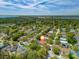 Community aerial view with map pin, highlighting proximity to amenities and lake at 33215 Kaylee Way, Leesburg, FL 34788