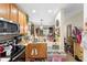 View of kitchen with wood cabinets at 3664 Wilshire Way Rd # 261, Orlando, FL 32829