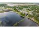 Beautiful aerial view of waterfront homes with canals, lush greenery, and serene lakes at 720 Basin Dr, Kissimmee, FL 34744