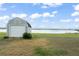 Storage shed and waterfront views in backyard at 720 Basin Dr, Kissimmee, FL 34744