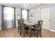 The dining room boasts a large table with six chairs, perfect for Gathering gatherings at 103 Mason Park Dr, Daytona Beach, FL 32117