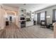 Bright office space with custom built-ins, hardwood floors, and natural light at 15313 Lebeau Loop, Winter Garden, FL 34787