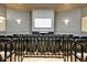 Movie theatre room with tiered seating featuring many chairs and a projection screen for movies, for the Windsor Hills community at 2781 Almaton Loop # 203, Kissimmee, FL 34747