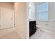 Bathroom view featuring vanity with granite countertop and toilet with window at 3273 Lilac Way, Davenport, FL 33897