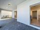 Covered patio with brick floor and sliding doors at 3273 Lilac Way, Davenport, FL 33897