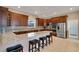 Spacious kitchen boasting granite countertops, ample cabinet space, and stainless steel appliances for a modern cooking experience at 4240 Lake Harney Cir, Geneva, FL 32732