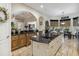 Spacious kitchen features granite counters, dual sinks and central island perfect for entertaining at 5200 Carson St, St Cloud, FL 34771