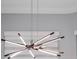 Close up of an LED chandelier at 6607 Whispering Pines Rd, Orlando, FL 32824