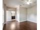 Bedroom featuring wood flooring and a ceiling fan at 1197 Tallow Rd, Apopka, FL 32703