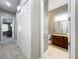 Hallway with closet and bathroom entry at 728 Greybull Run, Lake Mary, FL 32746