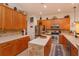 Well-equipped kitchen with stainless steel appliances and decorative tile backsplash at 11314 Ledgement Ln, Windermere, FL 34786