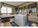 Well-organized laundry room with ample counter space, storage, and a utility sink at 11314 Ledgement Ln, Windermere, FL 34786