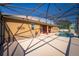 The backyard includes a private pool, perfect for summer fun and outdoor gatherings at 11720 Indian Hills Ln, Clermont, FL 34711