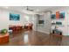 A large playroom featuring hardwood floors, ample storage and recessed lighting at 17726 Dangler Rd, Winter Garden, FL 34787